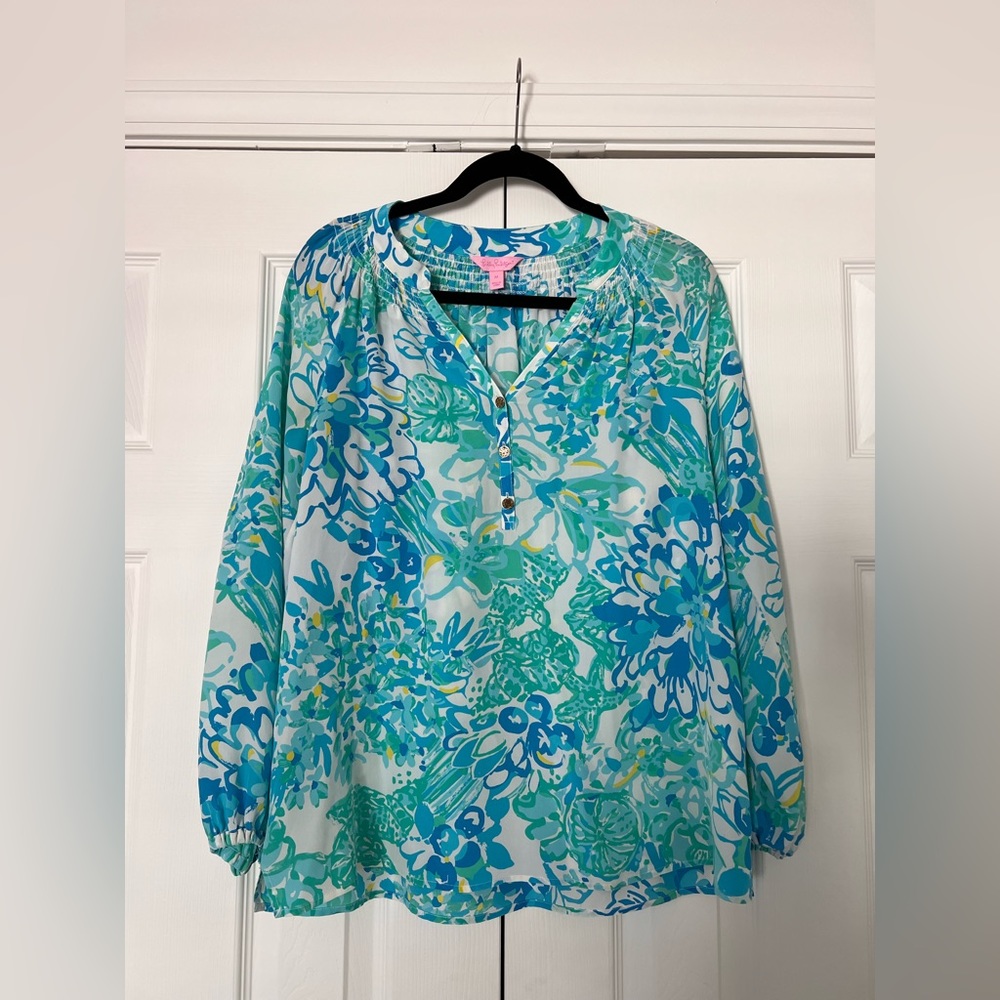 Lilly Pulitzer Elsa Silk Top